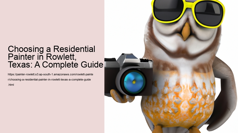 Choosing a Residential Painter in Rowlett, Texas: A Complete Guide
